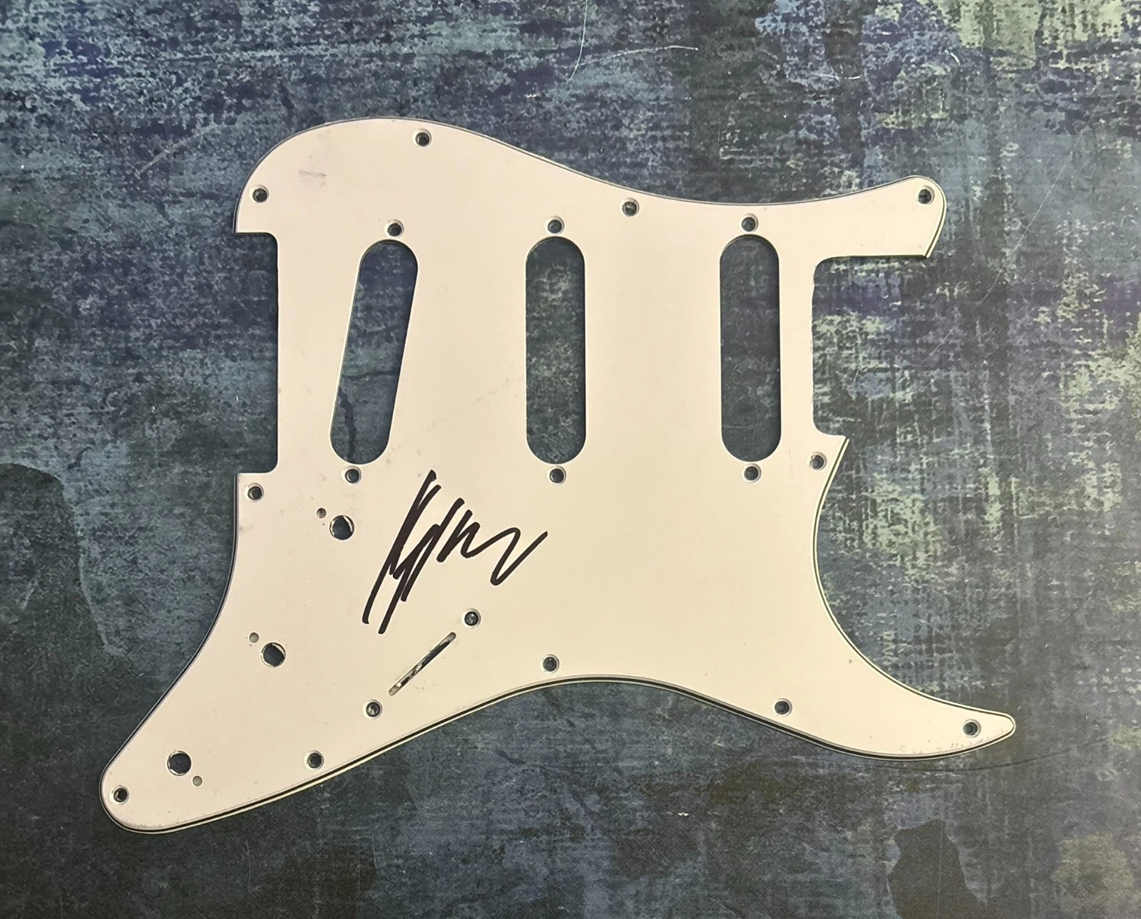 GFA Night Ranger Drummer  * KELLY KEAGY *  Signed Electric Pickguard COA