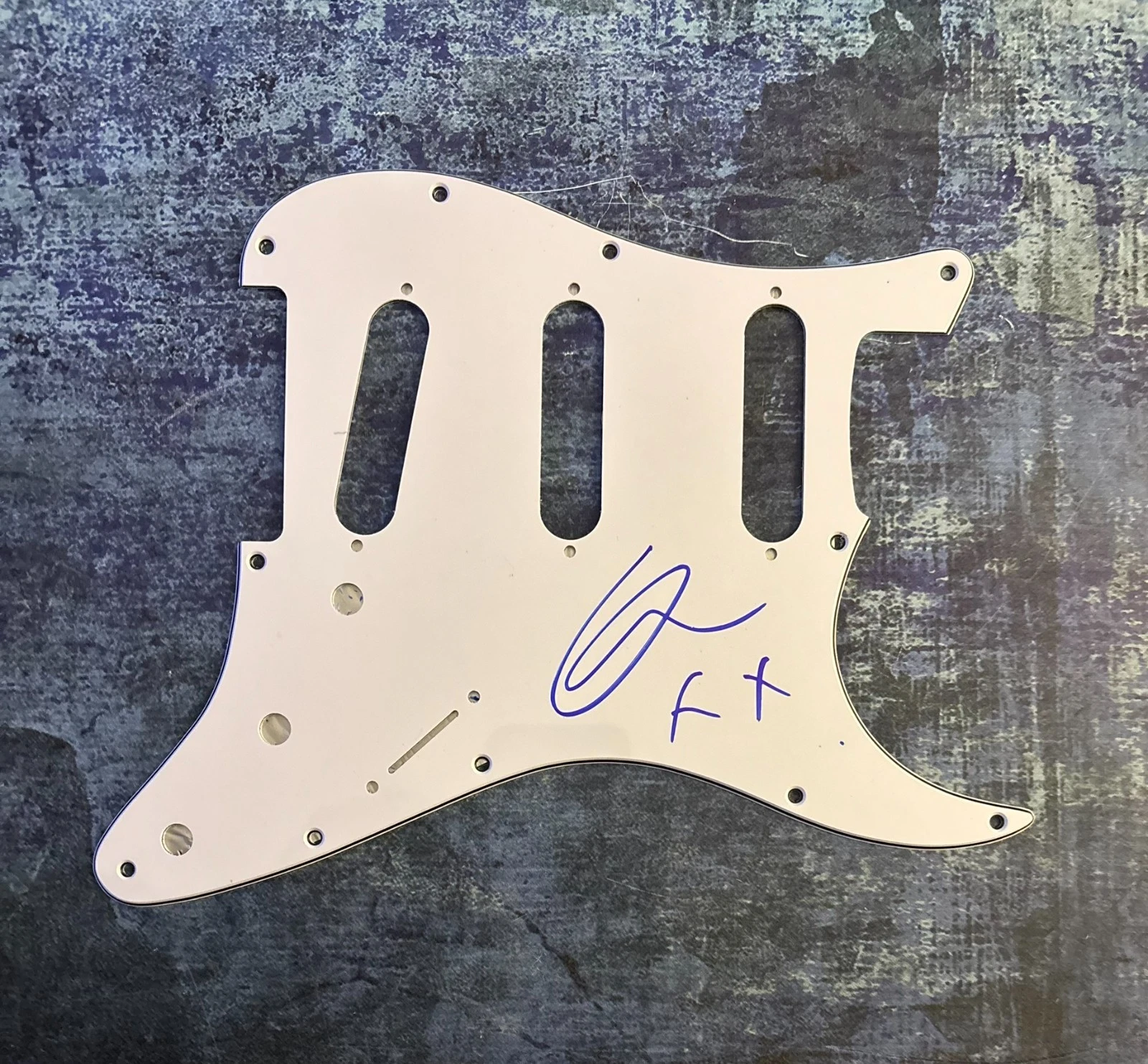 GFA Blood   Water & Darkside  * GRANDSON *  Signed Electric Pickguard PROOF COA