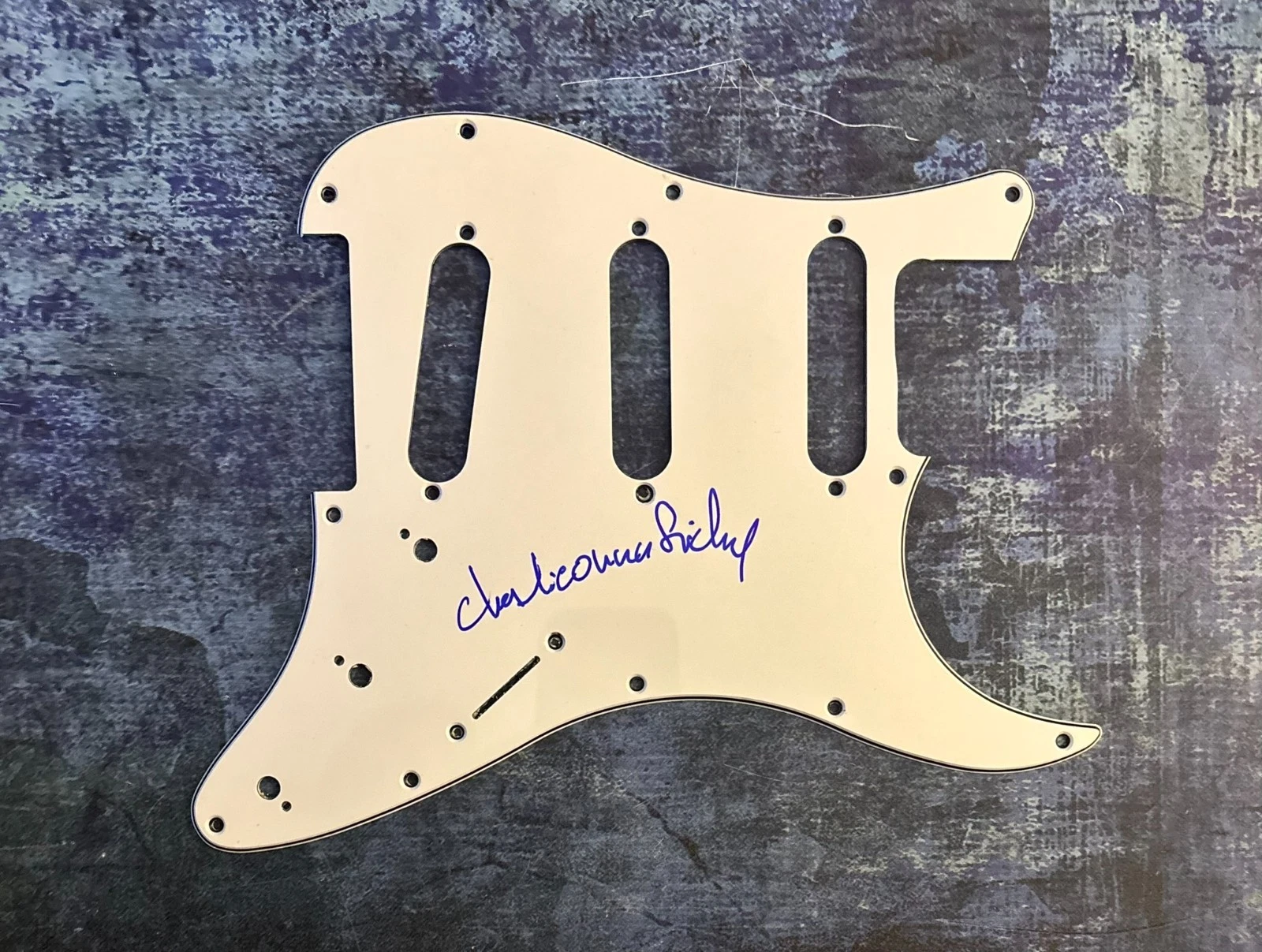 GFA Onnafriday Star Charlie * CHARLIEONAFRIDAY * Signed Electric Pickguard COA