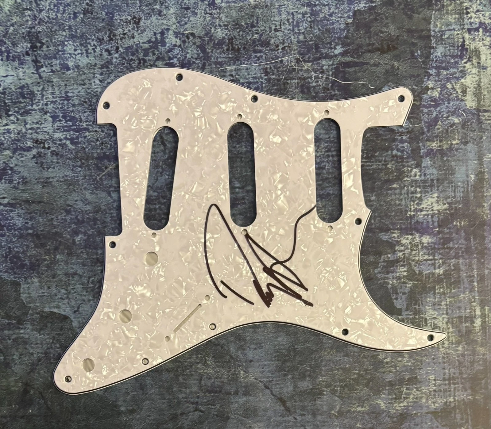 GFA Dio & Whitesnake Guitarist  * DOUG ALDRICH *  Signed Electric Pickguard COA