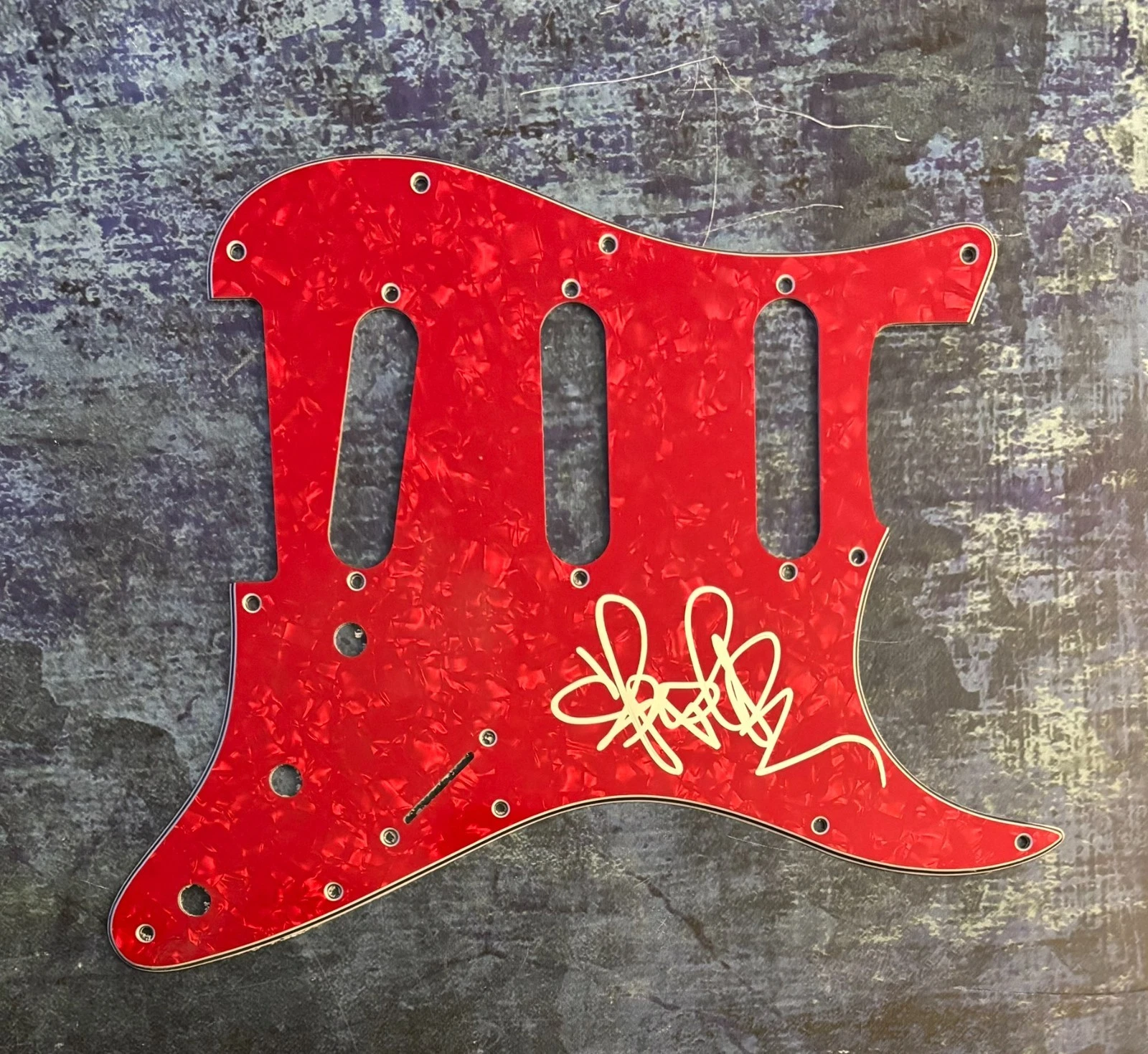 GFA Suicidal Tendencies Band  * THUNDERCAT * Signed Electric Pickguard PROOF COA