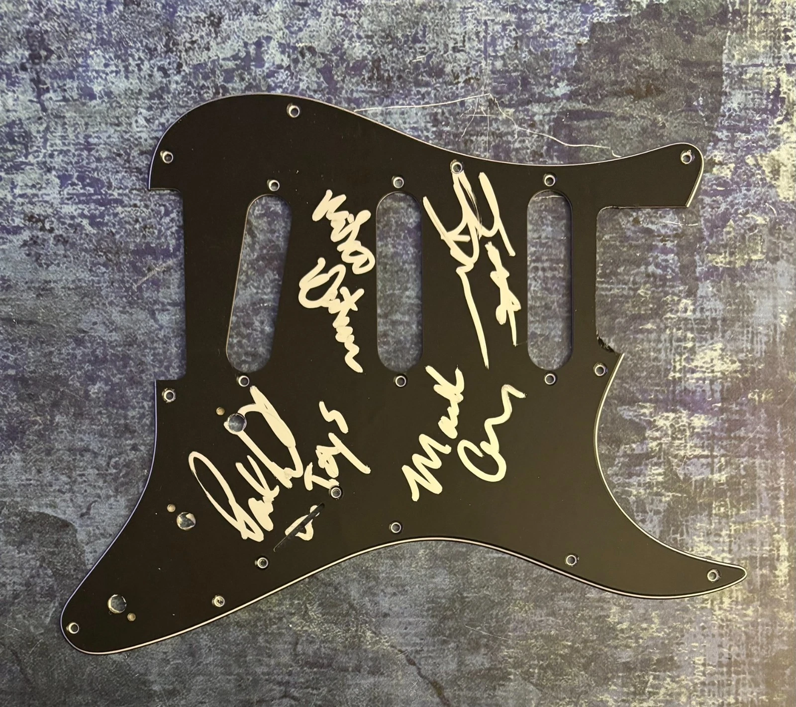 GFA  Teas'n , Pleas'n Band  * DANGEROUS TOYS *  Signed Electric Pickguard COA