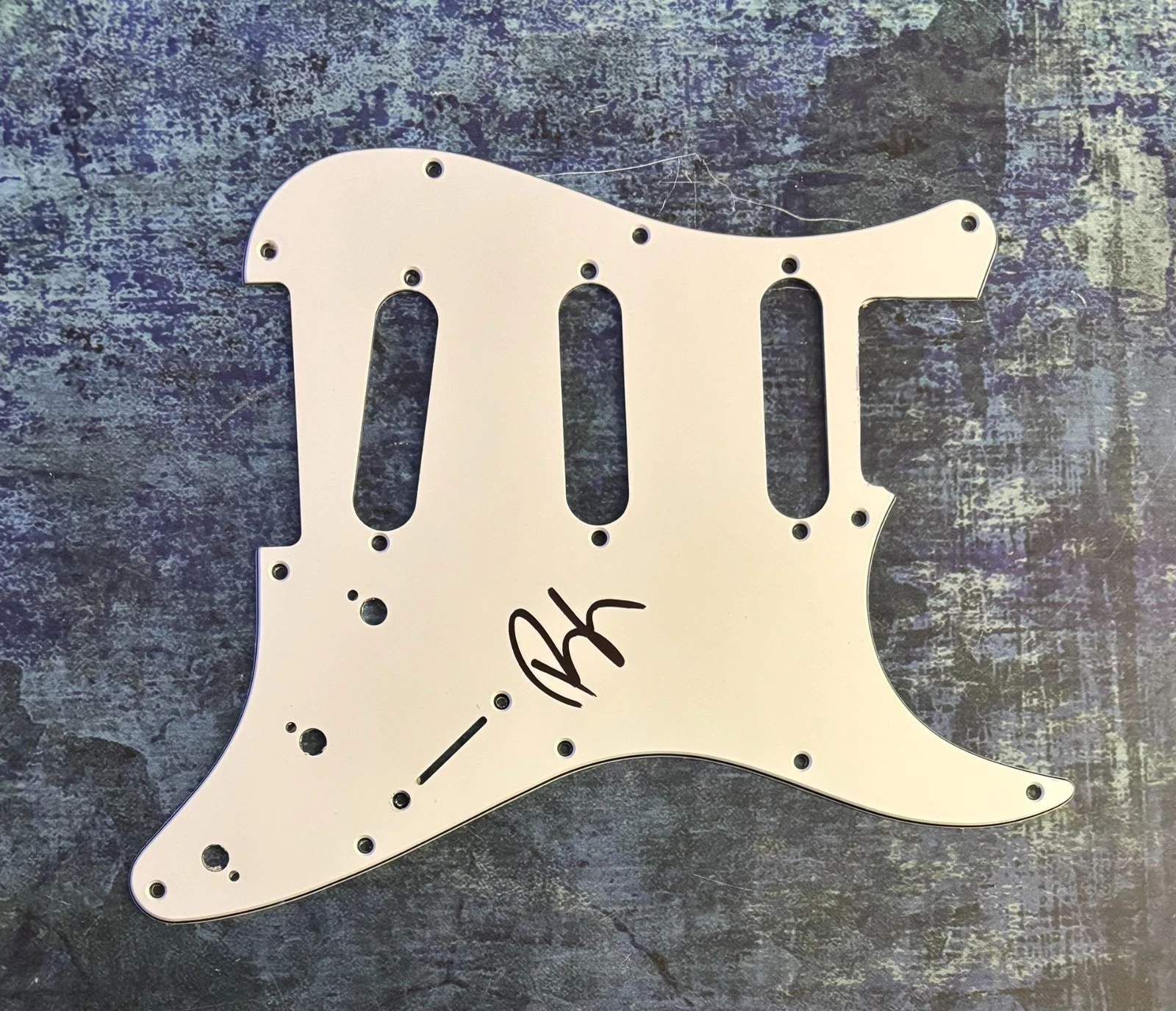GFA Atreyu Band Drummer  * BRANDON SALLER *  Signed Electric Pickguard COA