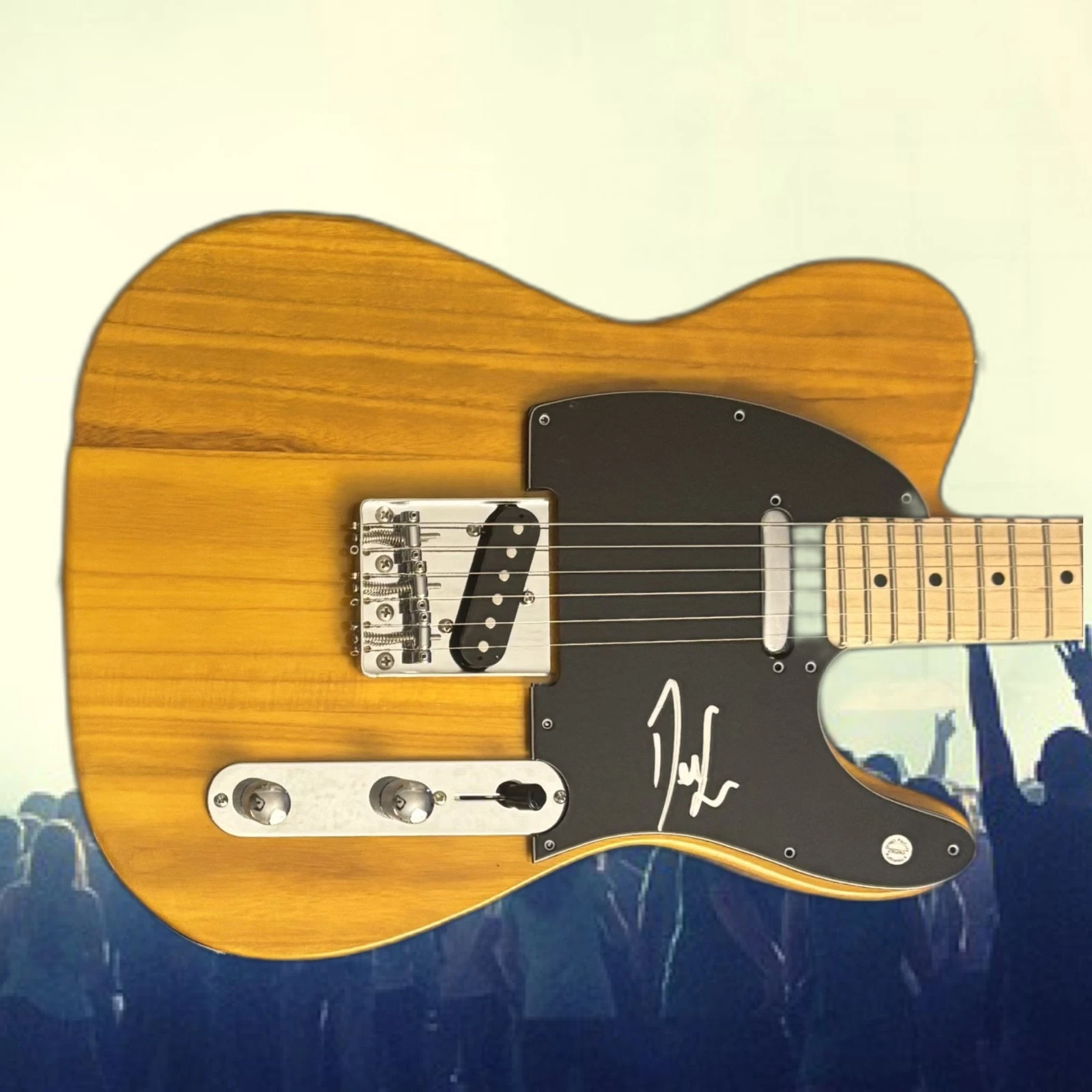 GFA  Default Band Singer  * DALLAS SMITH *  Signed Electric Guitar COA