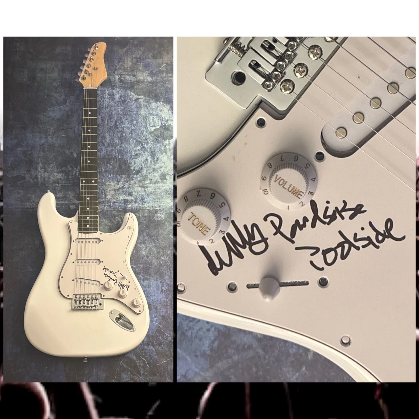 GFA  Jeffrey Paradise Harvest Moon  * POOLSIDE *  Signed Electric Guitar  COA