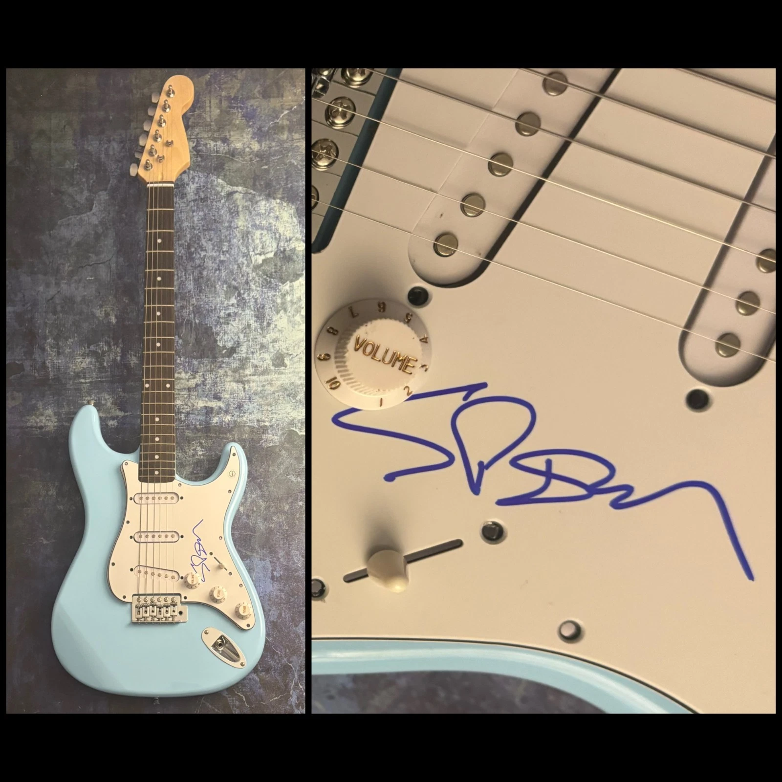 GFA Powerman 5000 Rock Star * SPIDER ONE * Signed Electric Guitar PROOF COA