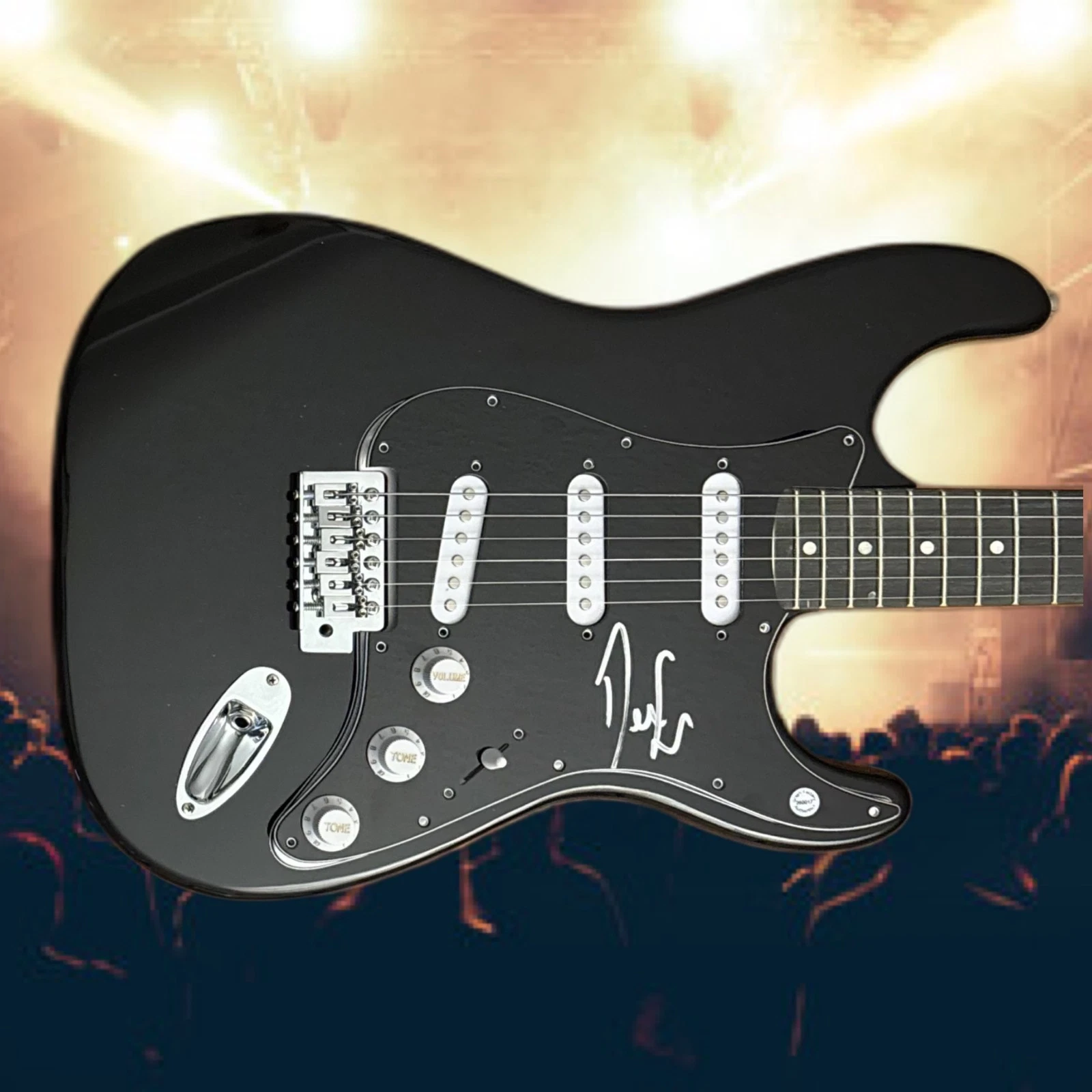 GFA  Default Band Singer  * DALLAS SMITH *  Signed Electric Guitar COA