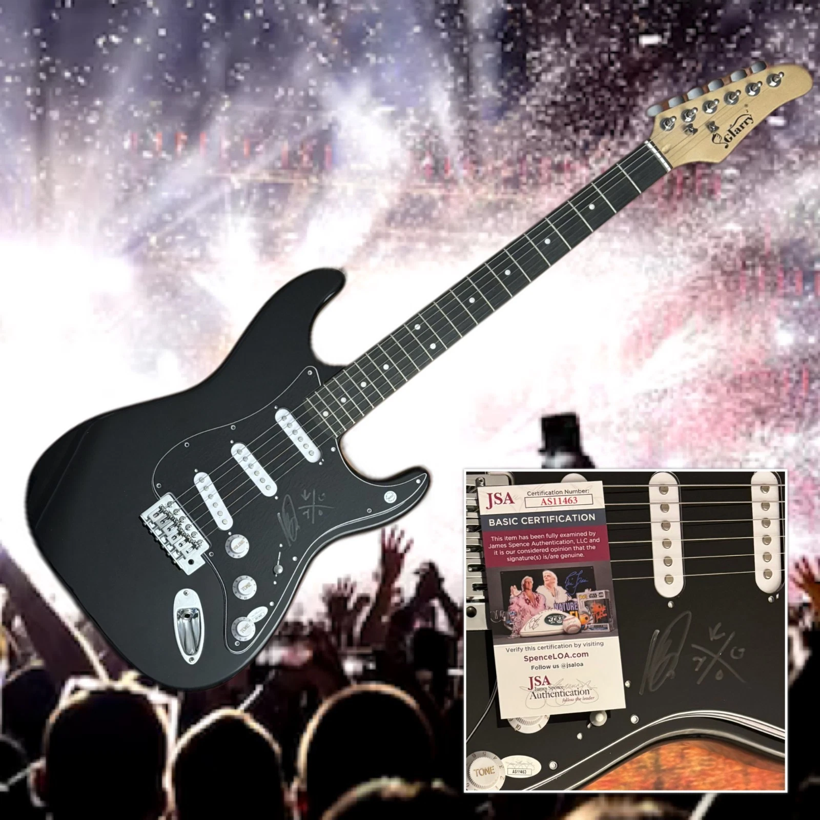 JSA  Cloud Nine DJ It Ain't Me Star  * KYGO *  Signed Electric Guitar  COA