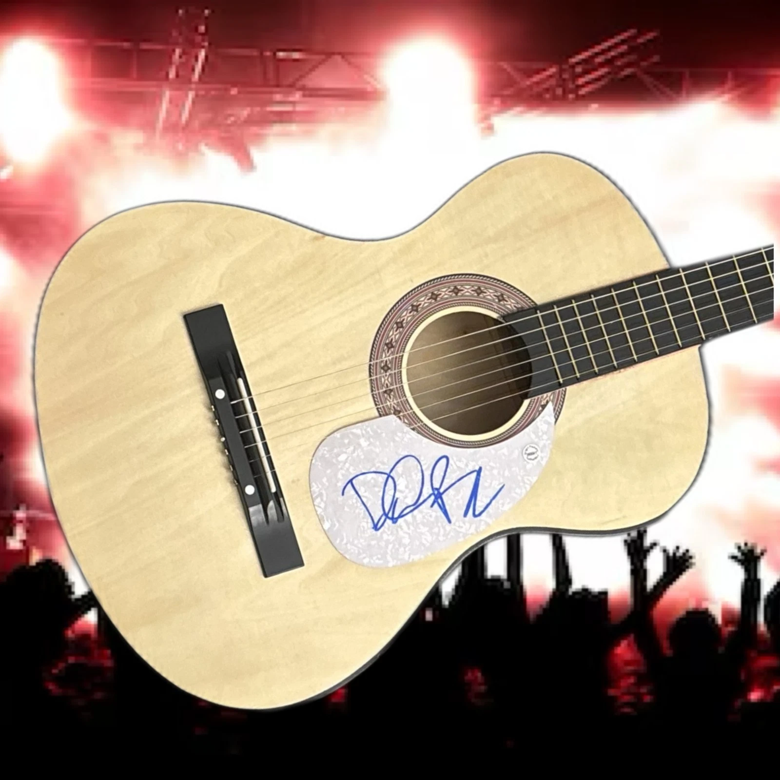 GFA Mama Can't Help You Singer * DOYLE BRAMHALL II * Signed Acoustic Guitar COA