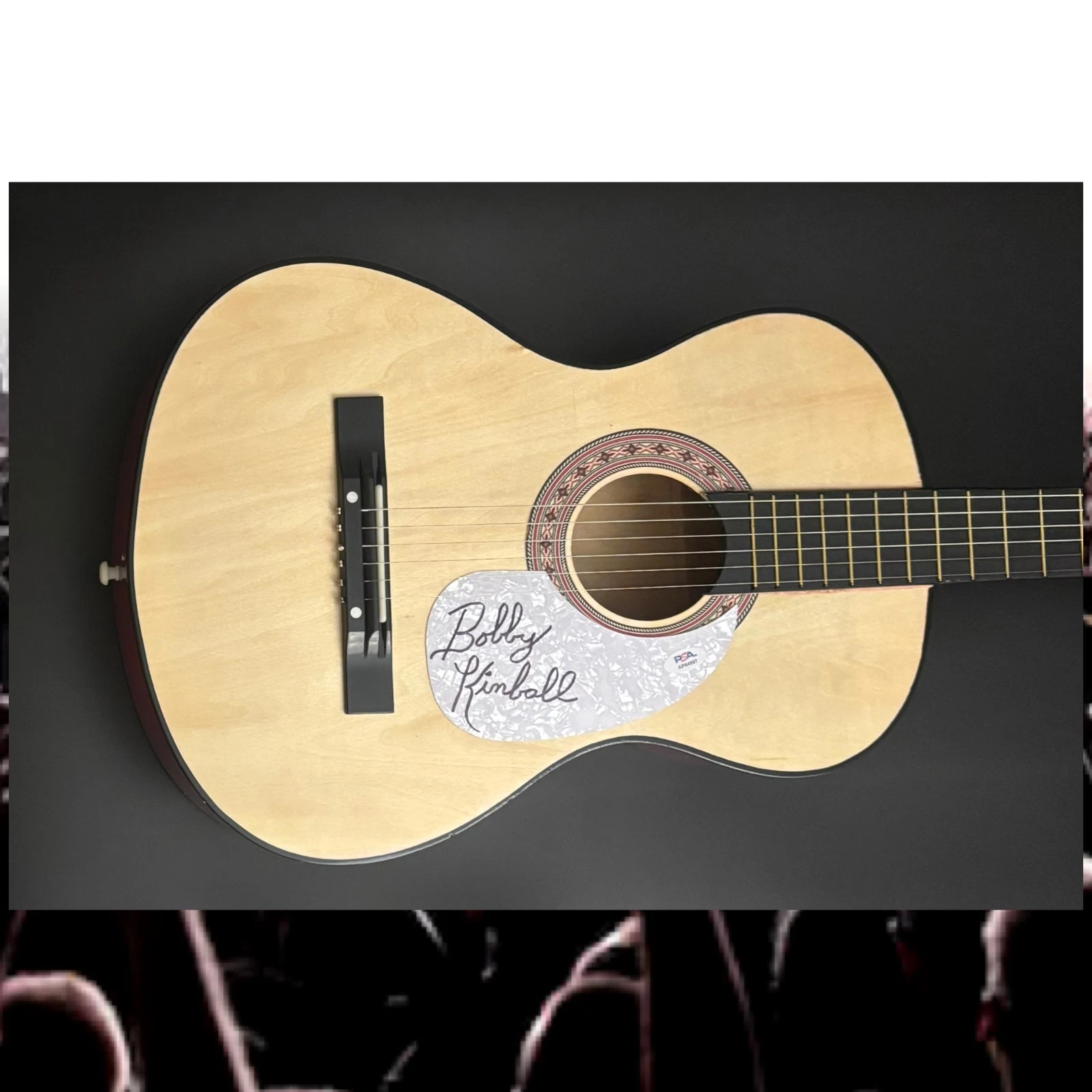 PSA Toto Band Africa Singer  * BOBBY KIMBALL * Signed Acoustic Guitar COA