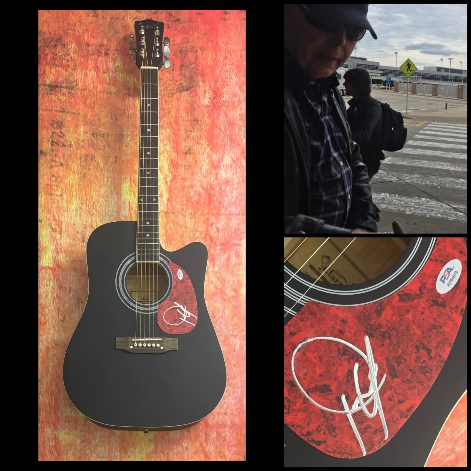 PSA  Guitars, Cadillacs Star  * DWIGHT YOAKAM *  Signed 41
