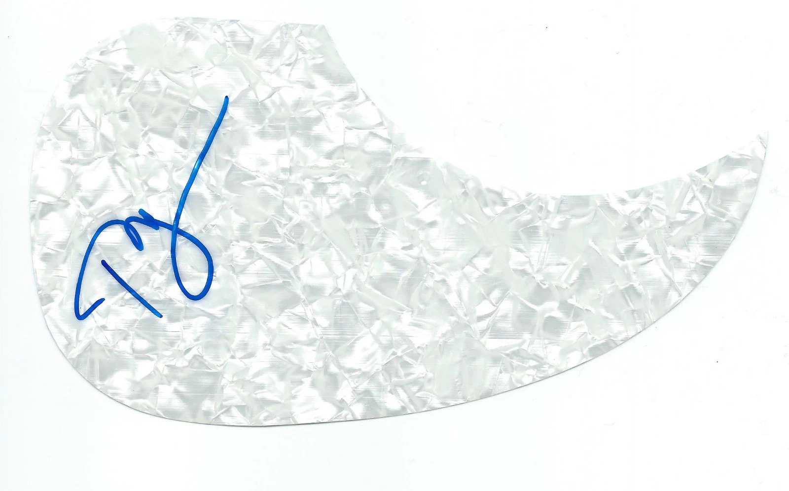 **GFA Freedom * TYRONE WELLS * Signed Acoustic Pickguard T1 COA**