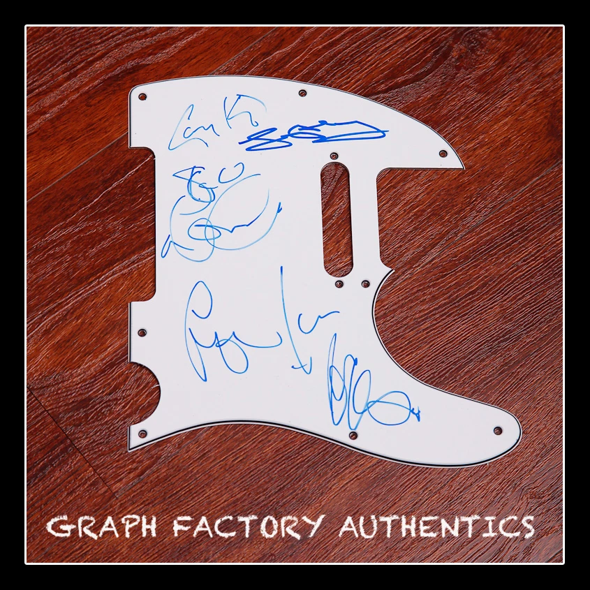 **GFA British Rock Band *SPANDAU BALLET* Signed Electric Pickguard AD2 COA**