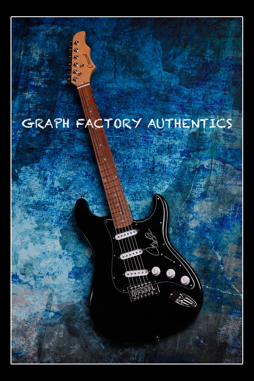 GFA Tesla Rock Band * JEFF KEITH * Signed Electric Guitar J3 COA