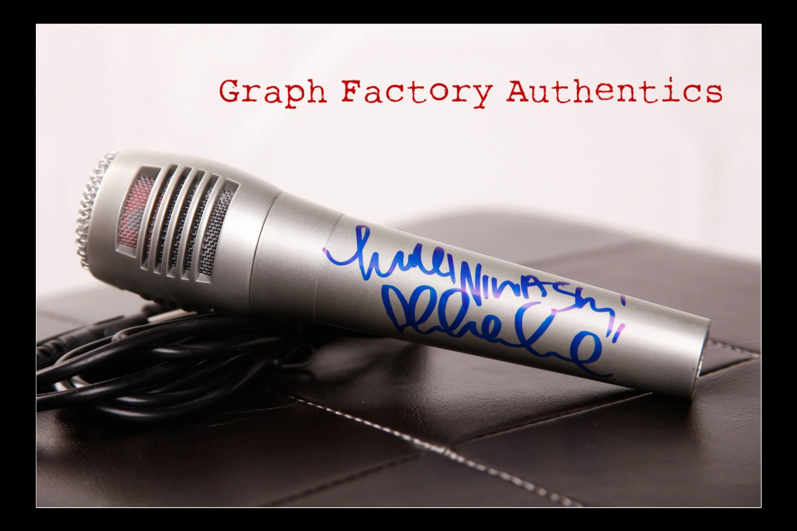 GFA Sexy R&B Duo * NINA SKY * Signed New Microphone AD2 COA