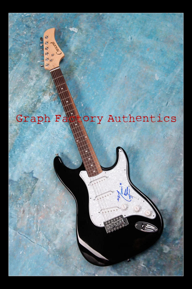 GFA Legendary The Time Singer * MORRIS DAY * Signed Electric Guitar MH1 COA