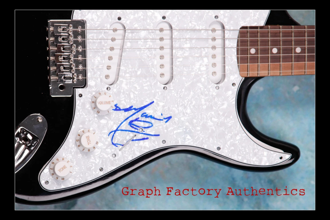 GFA Legendary The Time Singer * MORRIS DAY * Signed Electric Guitar MH2 COA