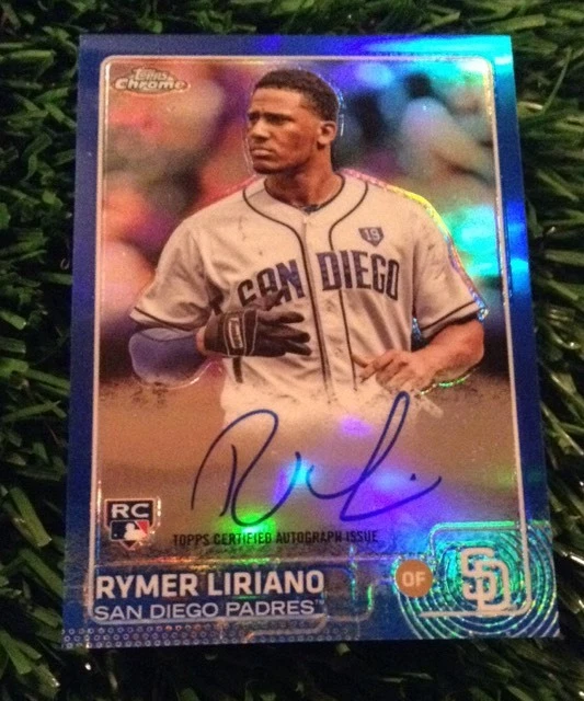2015 Topps Chrome #AR-RL Rymer Liriano /150 SAN Diego Padres Auto