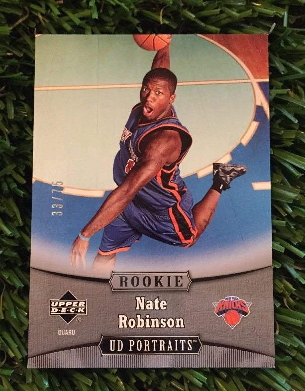 2005-06 Upper Deck Portraits Spectrum #129 Nate Robinson #ED /75 Knicks