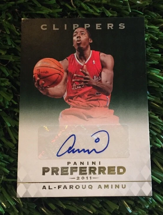 AL-FAROUQ AMINU 11-12 PANINI PREFERRED EMERALD AUTOGRAPH #ED 75/75 eBay 1/1