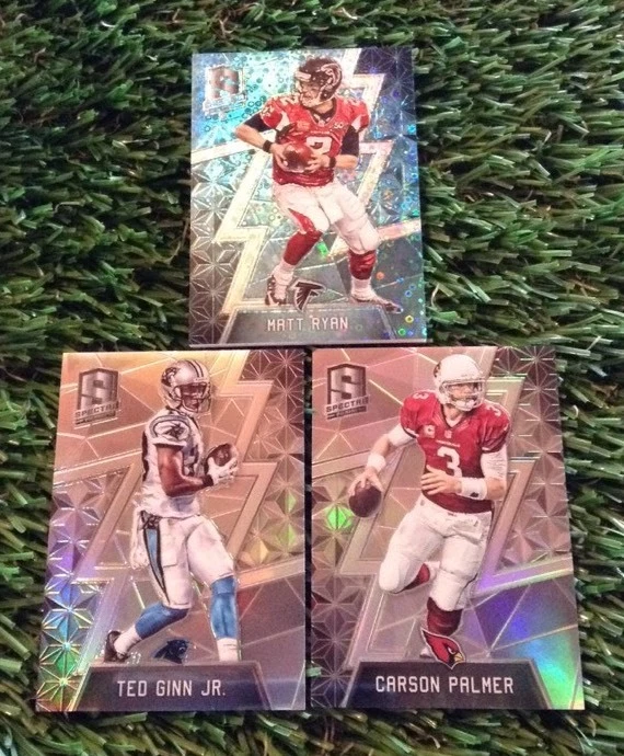 2016 PANINI SPECTRA BASE NEON BLUE REFRACTOR Lot RYAN GINN PALMER /60