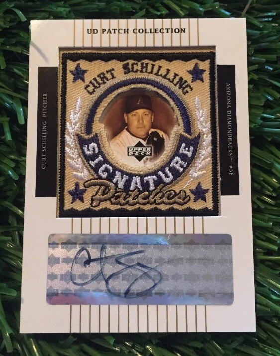 2003 Upper Deck UD Patch Collection Curt Schilling Signature Autograph Card AUTO