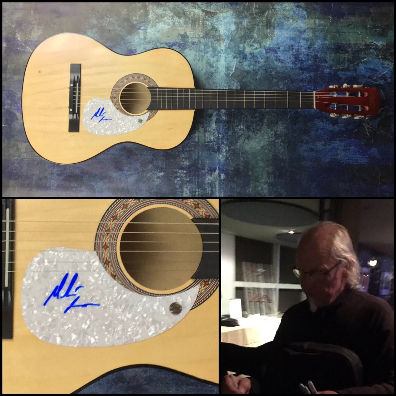 GFA Jethro Tull Guitarist * MARTIN BARRE * Signed Acoustic Guitar PROOF M1 COA