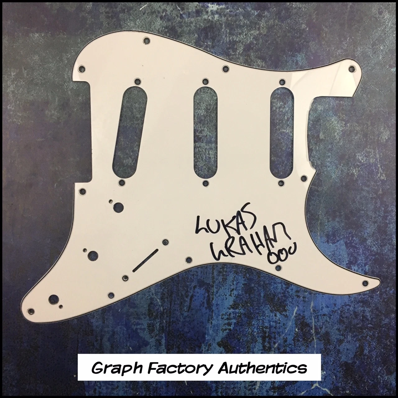 GFA 7 Years Pop Singer * LUKAS GRAHAM * Signed Electric Pickguard PROOF COA