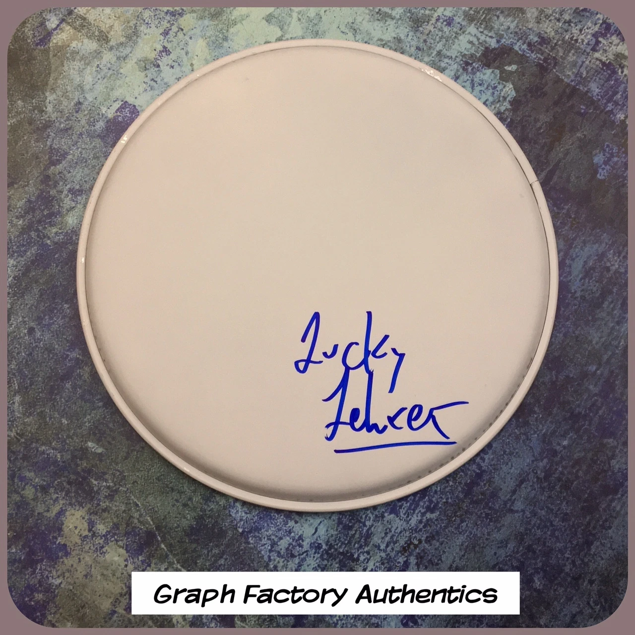 GFA Circle Jerks Drummer * LUCKY LEHRER * Signed 10