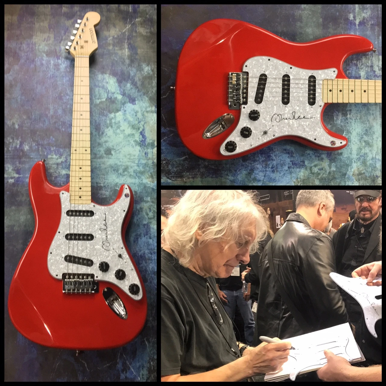 GFA Heads Hands & Feet Guitarist * ALBERT LEE * Signed Electric Guitar PROOF COA