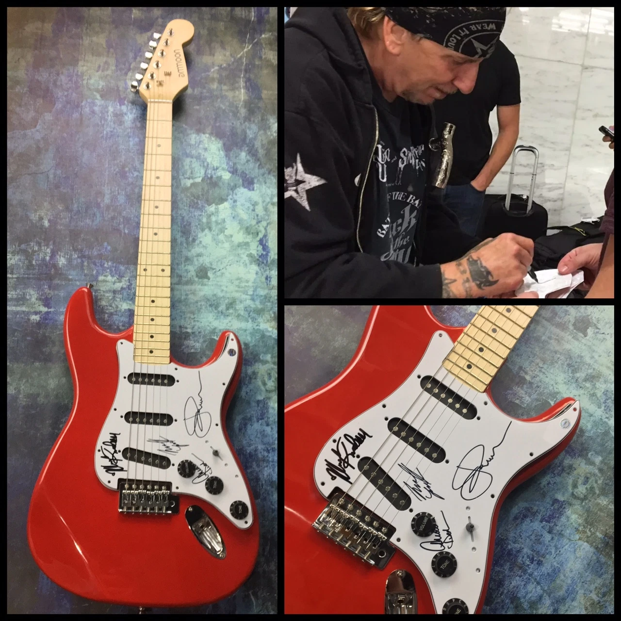 GFA Jack Russell Band * GREAT WHITE * Signed Electric Guitar PROOF COA