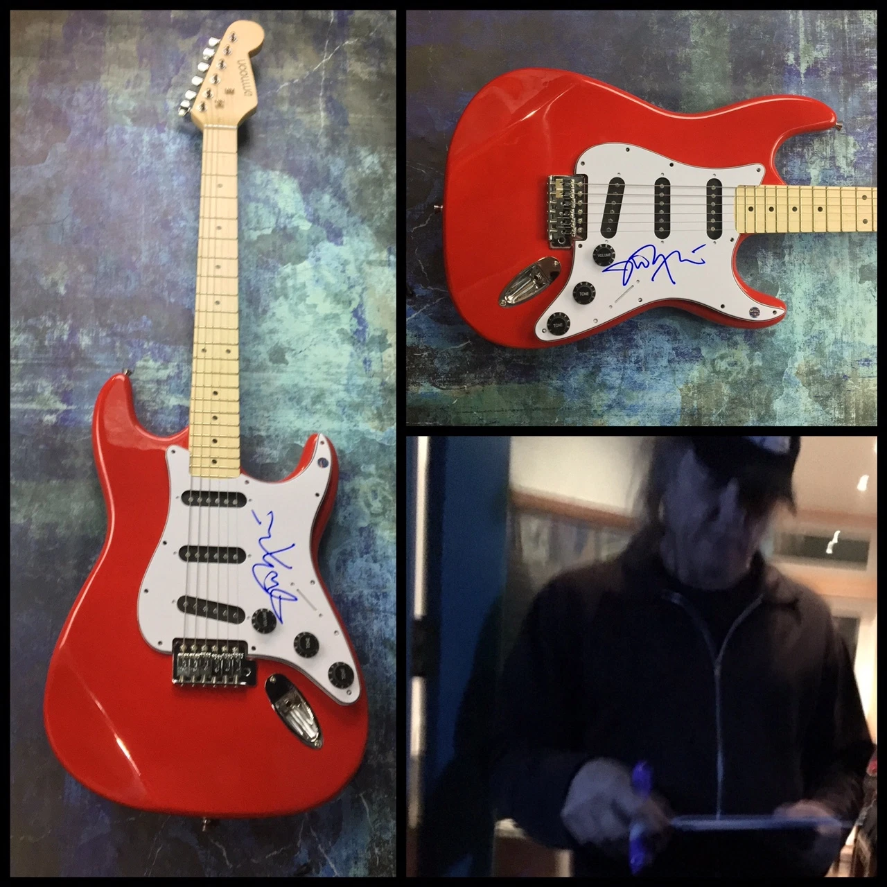 GFA Talking Heads Guitarist * JERRY HARRISON * Signed Electric Guitar LA1 COA