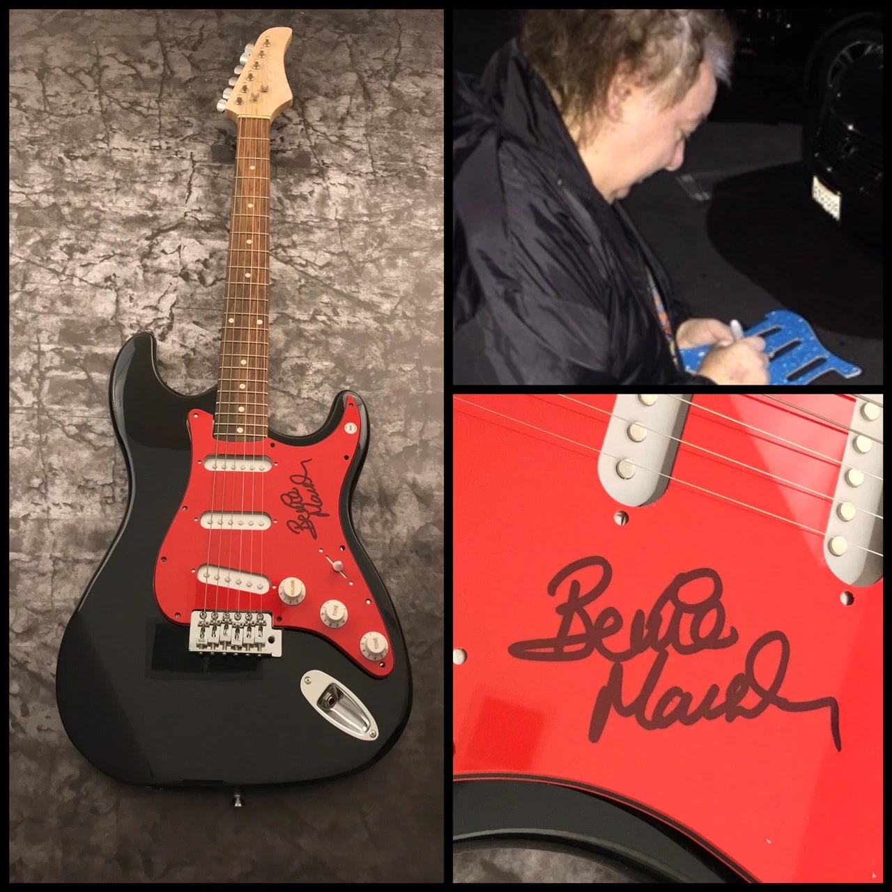 GFA Whitesnake Guitarist * BERNIE MARSDEN * Signed Electric Guitar PROOF AD1 COA