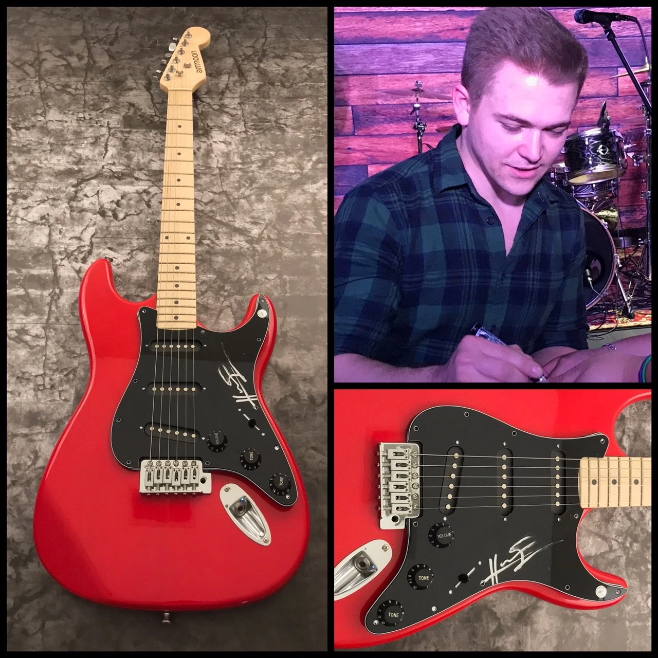 GFA I Want Crazy Country * HUNTER HAYES * Signed Electric Guitar PROOF AD2 COA