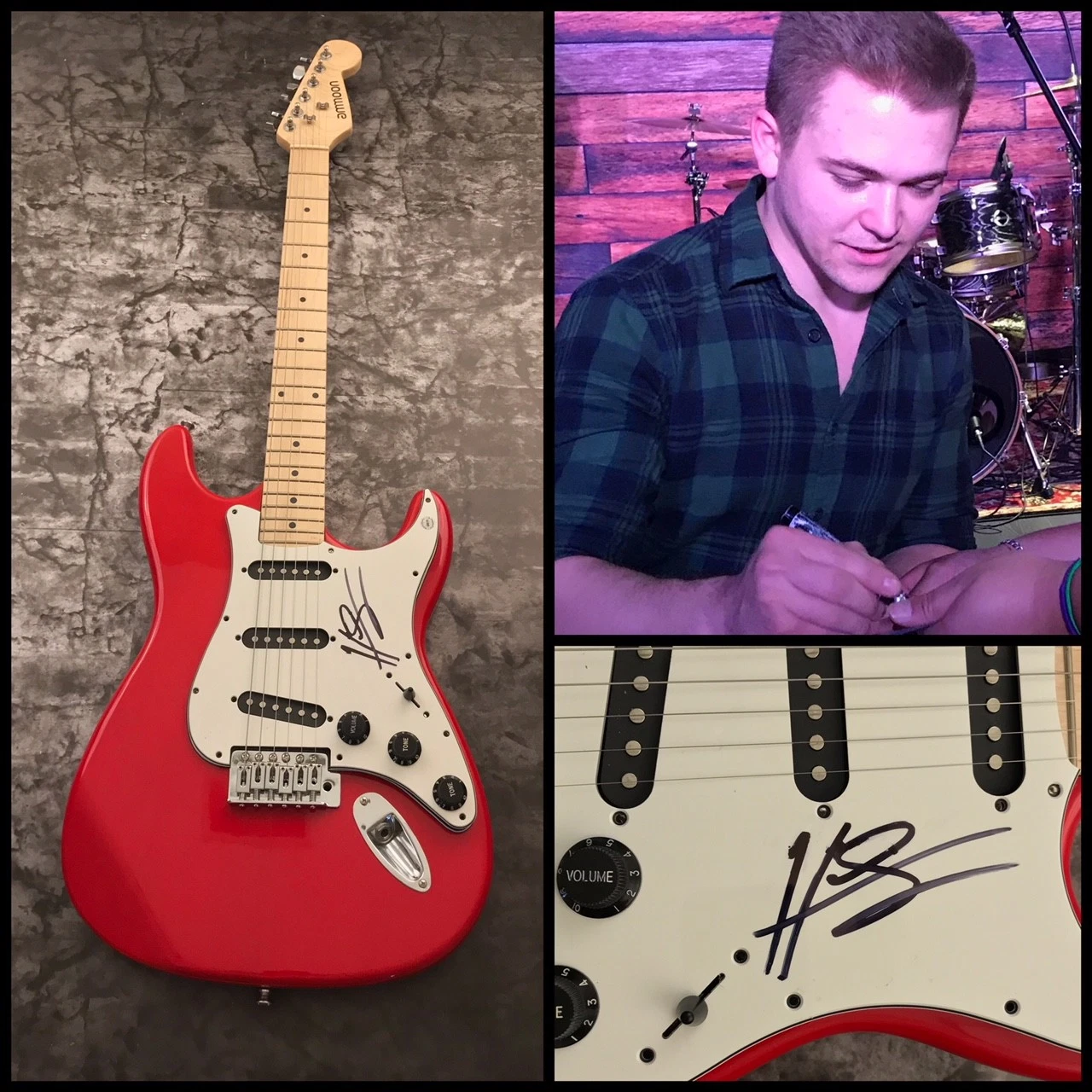 GFA I Want Crazy Country * HUNTER HAYES * Signed Electric Guitar PROOF H2 COA
