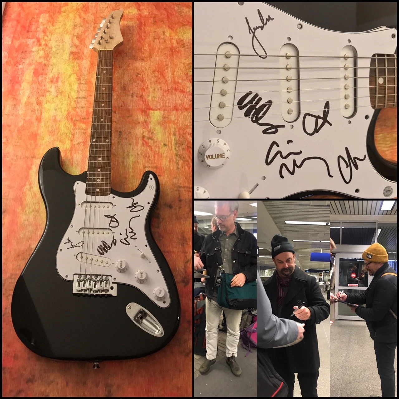 GFA Colin Meloy x5 Band * The DECEMBERISTS * Signed Electric Guitar AD1 COA