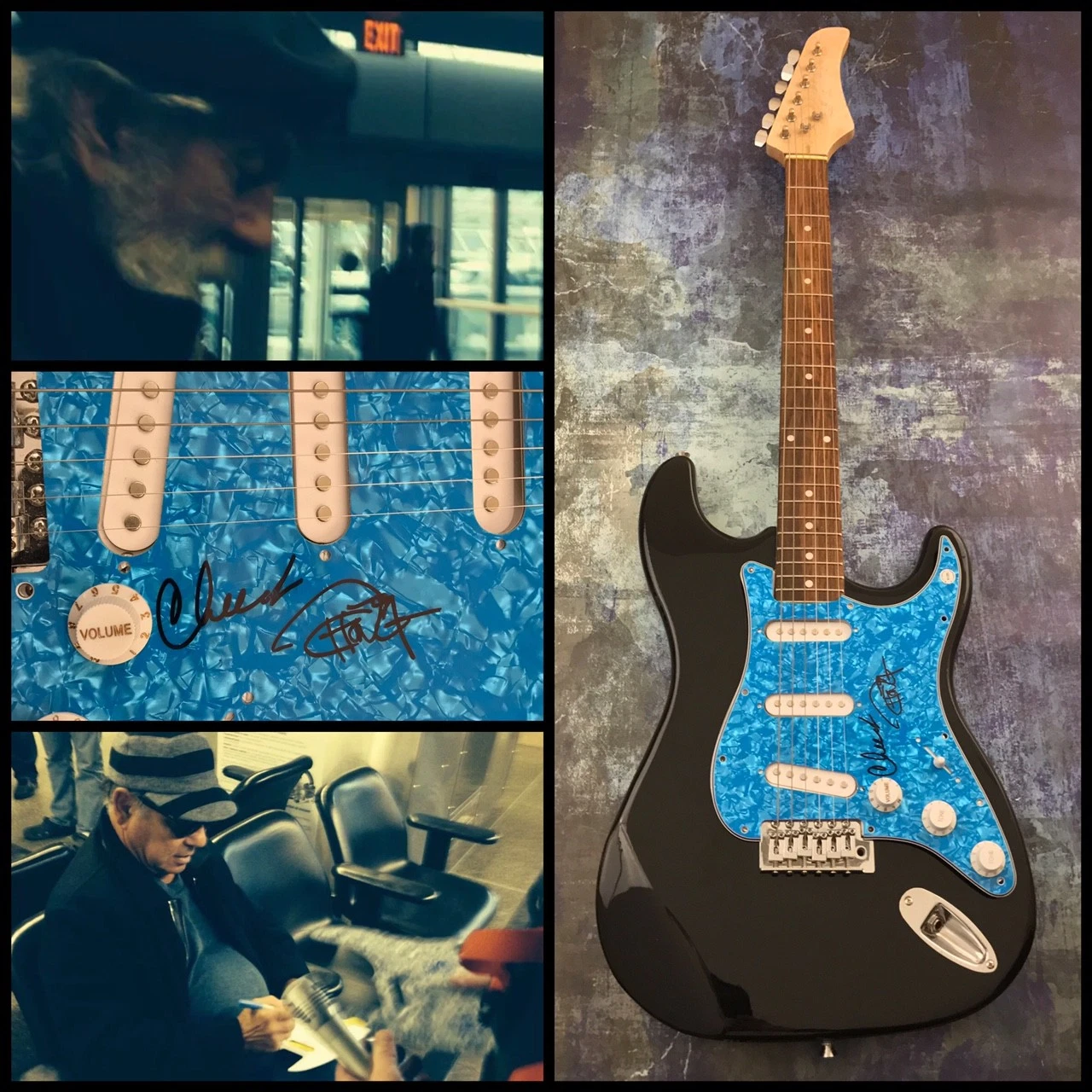 GFA Up in Smoke * CHEECH & CHONG * Signed Electric Guitar PROOF A COA