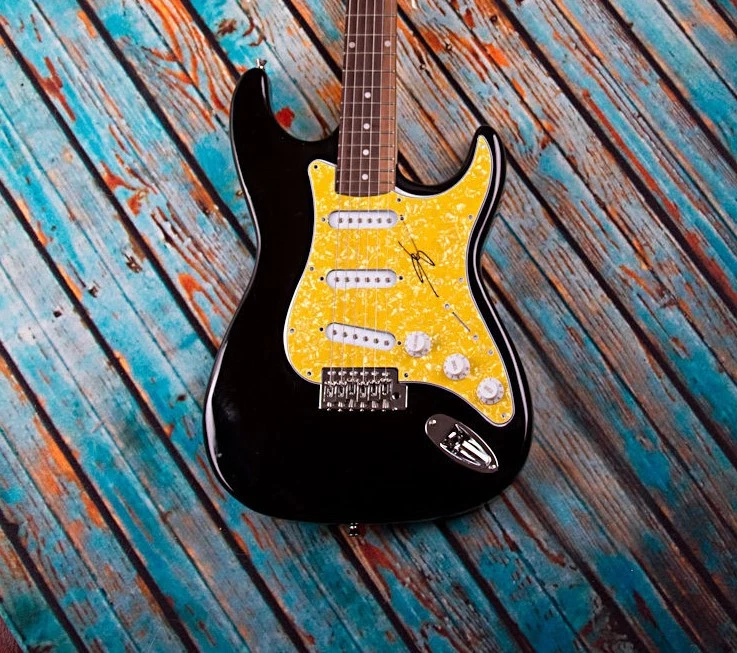 GFA Ready Set Roll * CHASE RICE * Signed Electric Guitar C1 PROOF COA