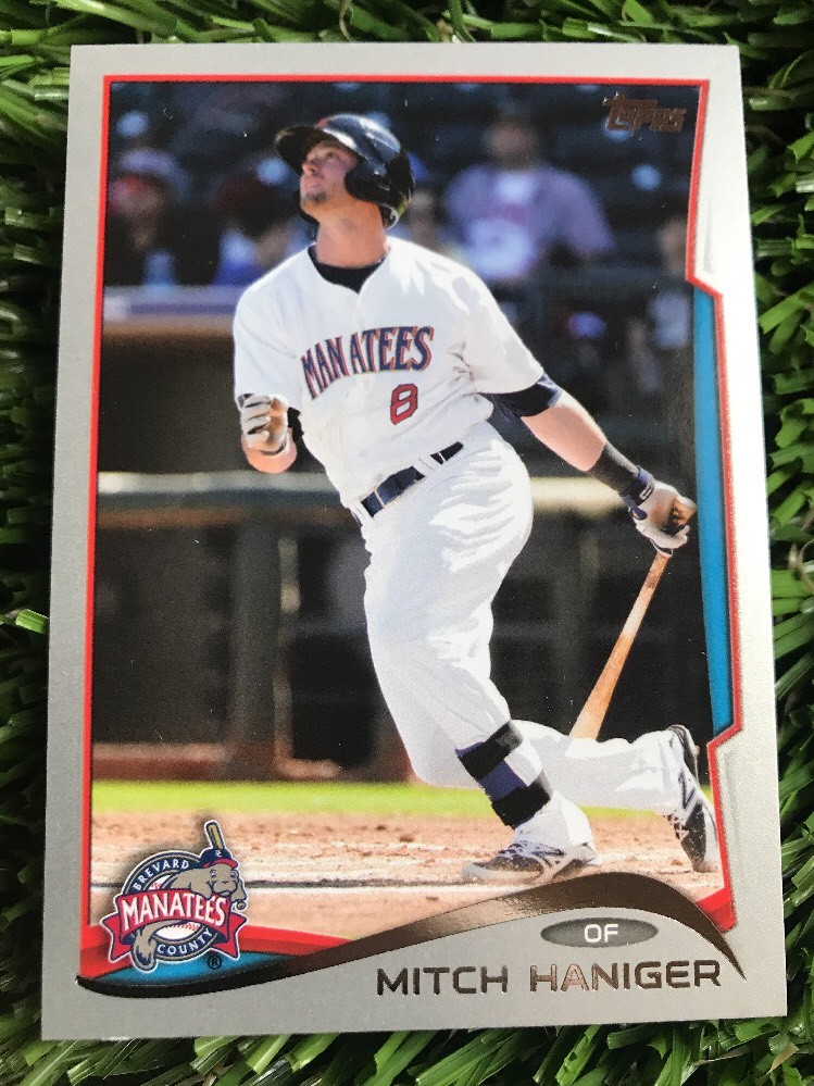 MITCH HANIGER 2014 Topps Pro Debut SILVER 10/25 Rookie RC Numbered HUGE LOOK