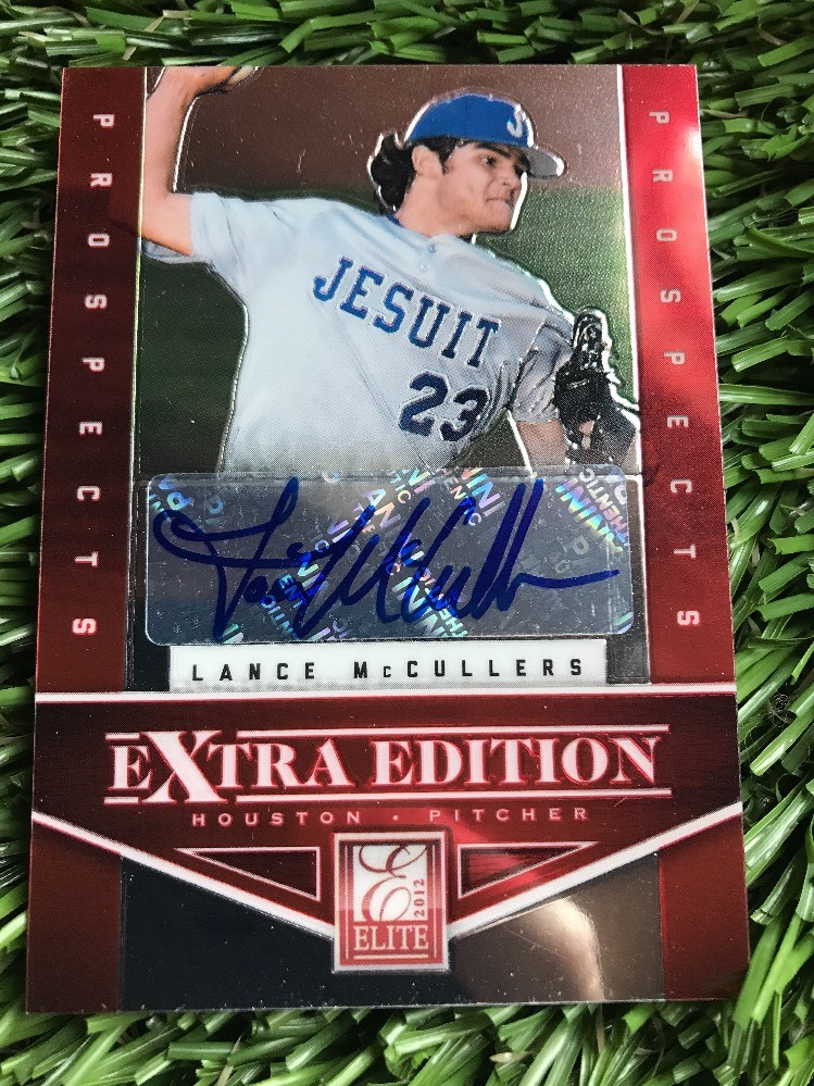 2012 PANINI ELITE EXTRA EDITION PROSPECTS LANCE MCCULLERS AUTO 24/200!!