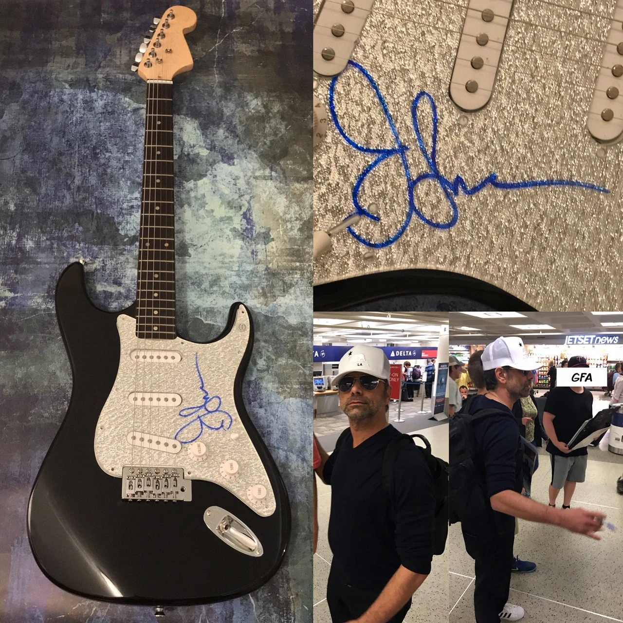 GFA Full House Jesse Beach Boys * JOHN STAMOS * Signed Electric Guitar J1 COA