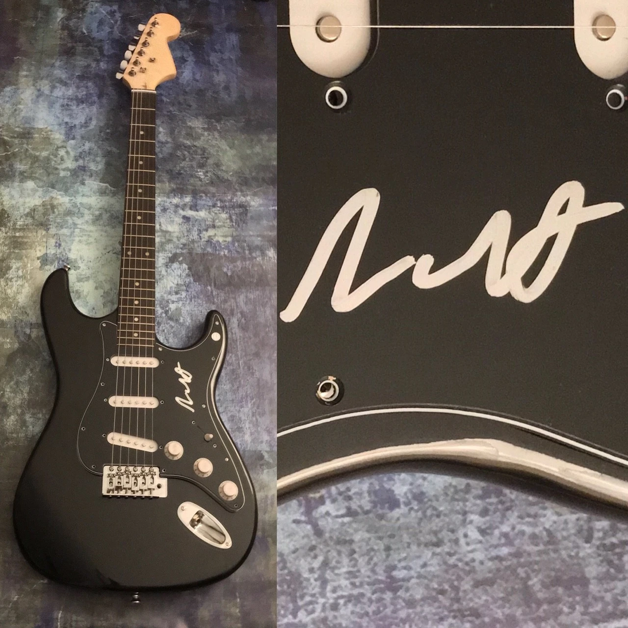 GFA Poses Want One Star * RUFUS WAINWRIGHT * Signed Electric Guitar R3 COA