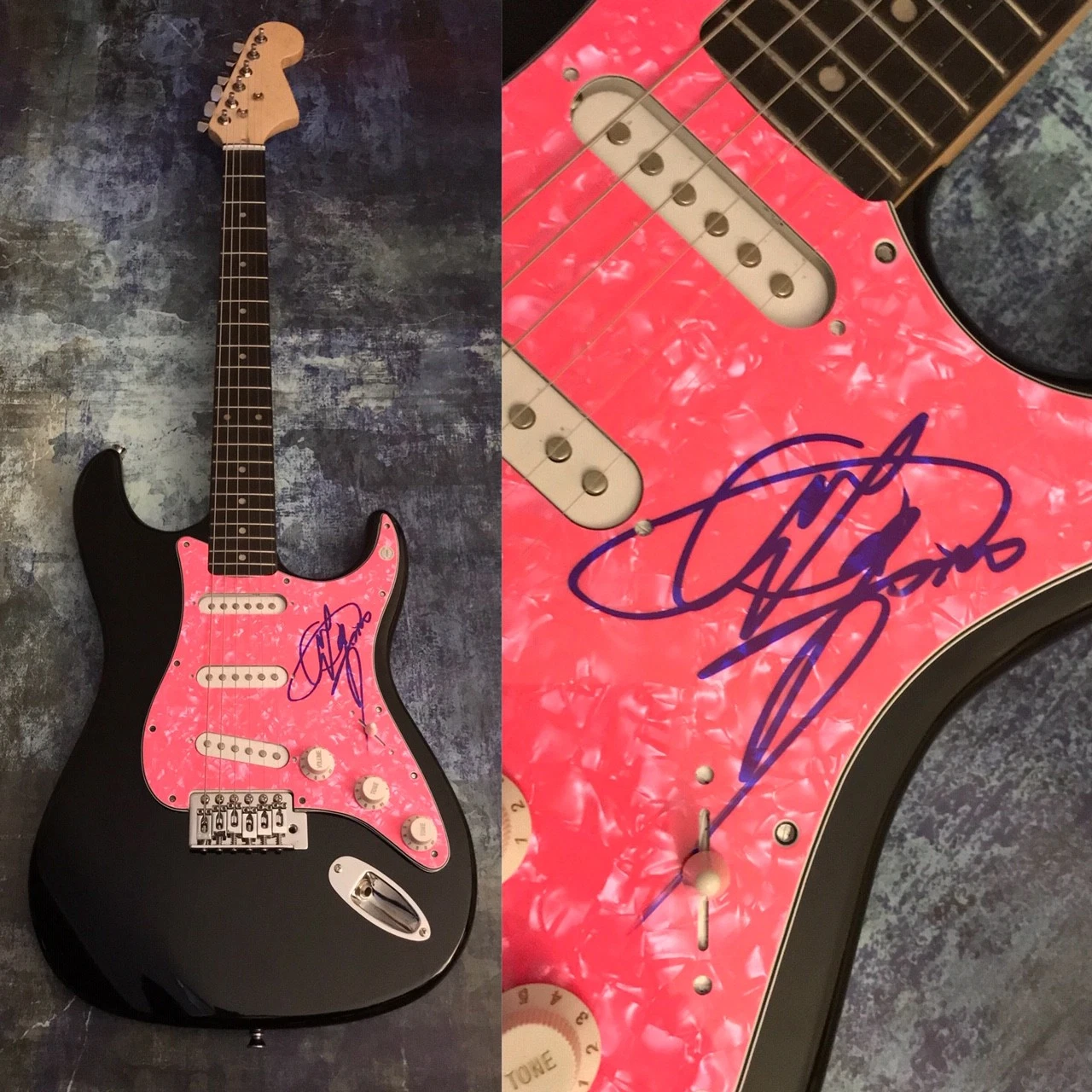 GFA  Sexy Jazz Guitarist * ANA POPOVIC * Signed Autographed Electric Guitar  COA