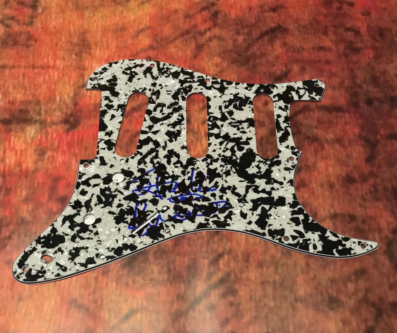 GFA The God of Hellfire * ARTHUR BROWN * Signed Electric Pickguard AD1 COA