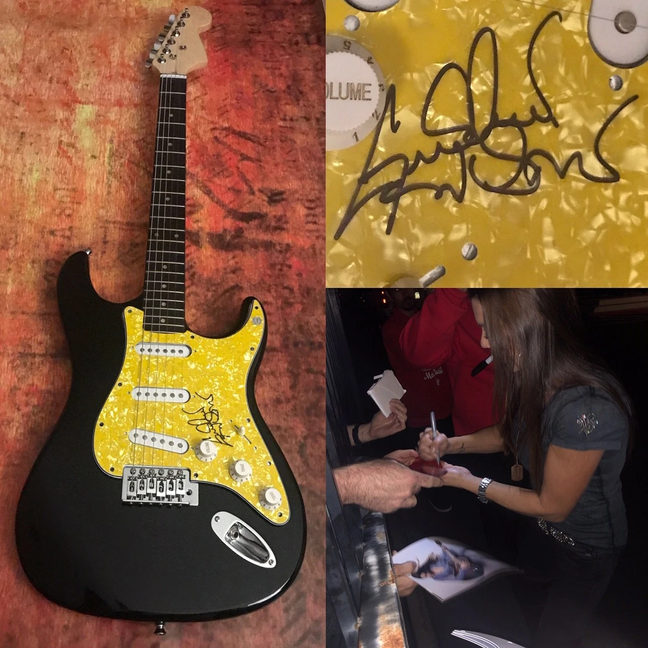 GFA Here for the Party * GRETCHEN WILSON * Signed Electric Guitar PROOF COA