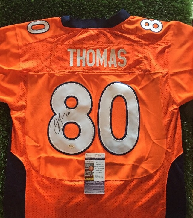 JULIUS THOMAS AUTOGRAPHED DENVER BRONCOS JERSEY JSA/COA J19298