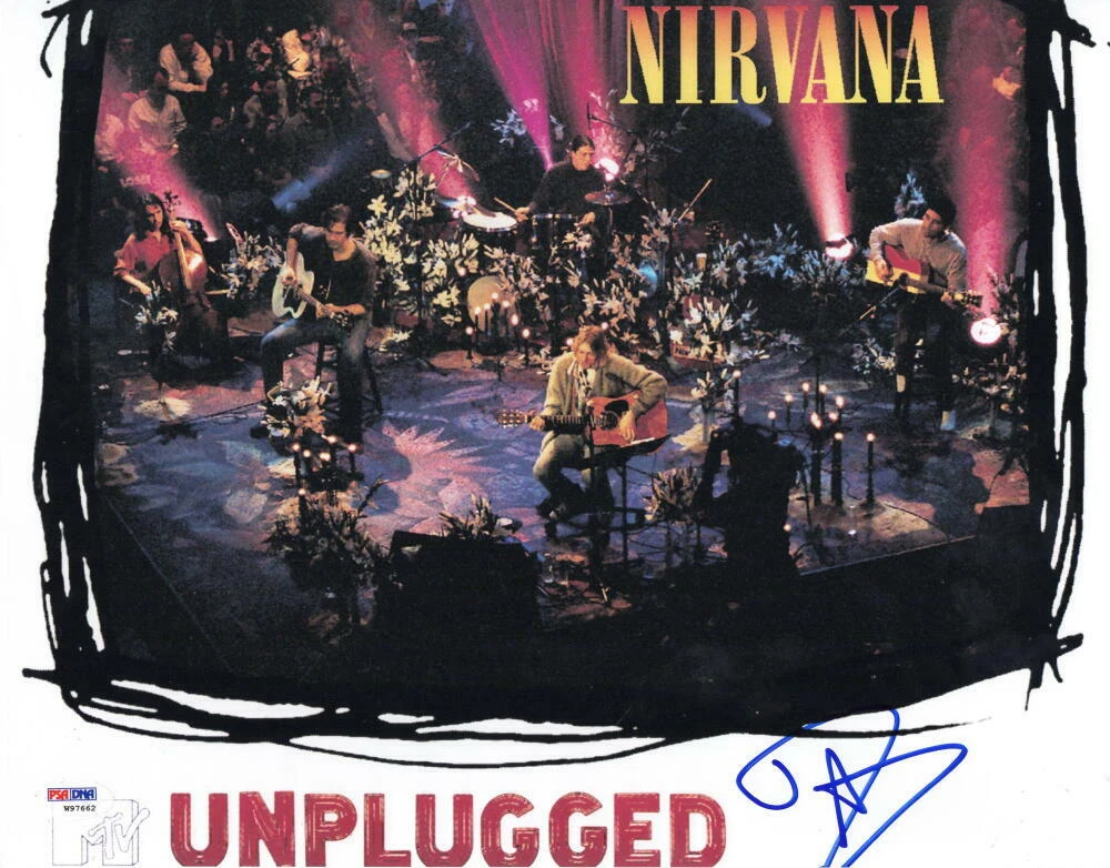 DAVE GROHL FOO FIGHTERS NIRVANA SIGNED 11X14 PHOTO AUTOGRAPH PSA DNA COA