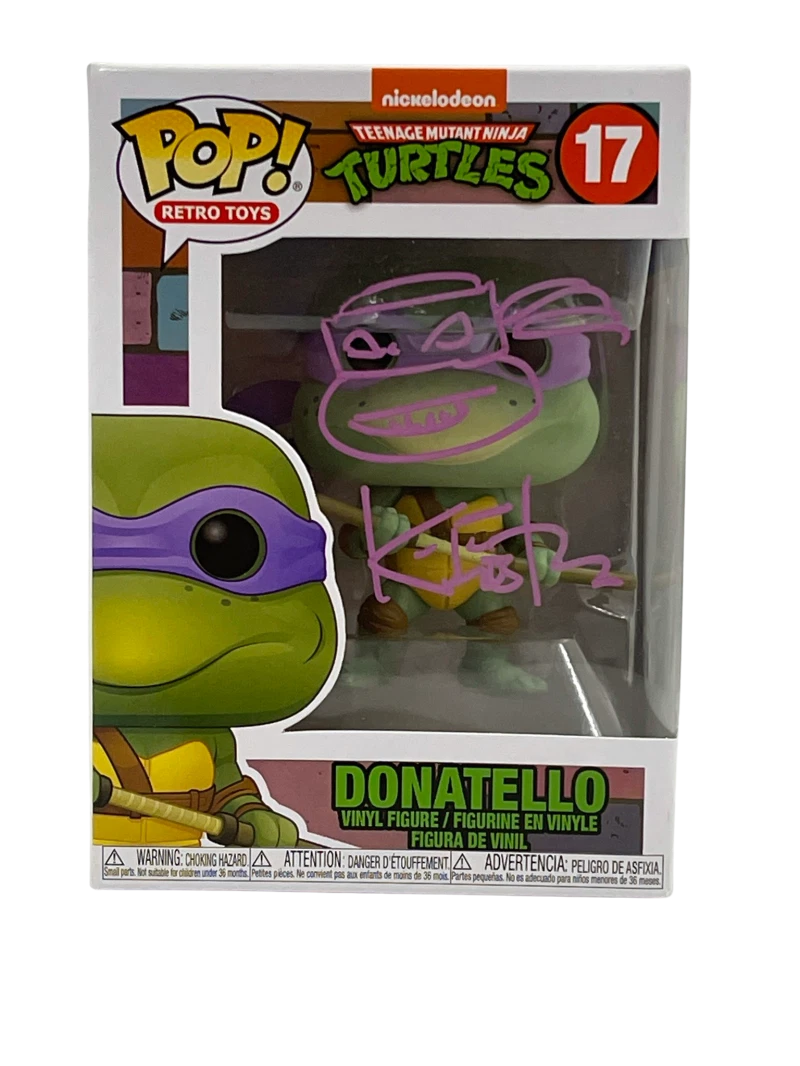KEVIN EASTMAN TMNT SIGNED FUNKO FIGURE DONATELLO AUTOGRAPH PROOF BECKETT COA 8