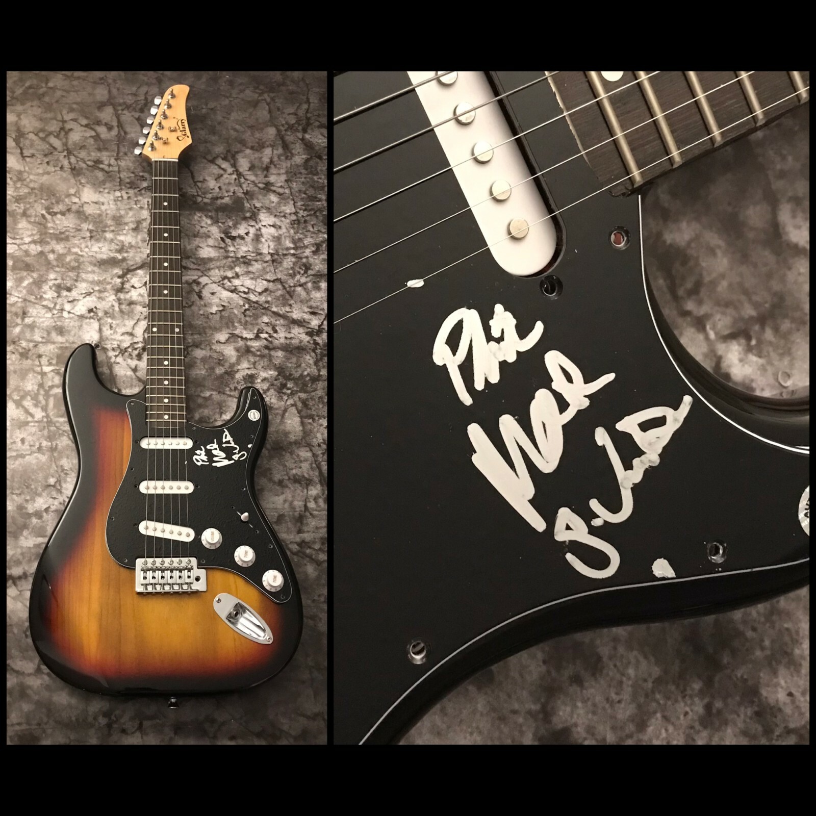 GFA Cigarette with Mom I Want Us  * THE ROADS BELOW * Signed Electric Guitar COA