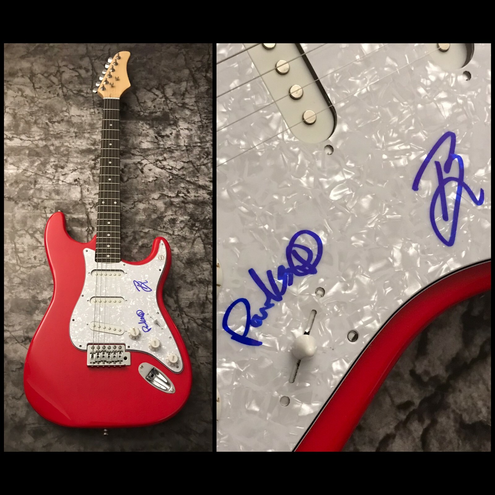 GFA Charles Michael Parks & Ben  * ALL THEM WITCHES * Signed Electric Guitar COA